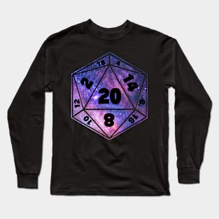 Dungeons & Dragons Galaxy D20 Dice Long Sleeve T-Shirt